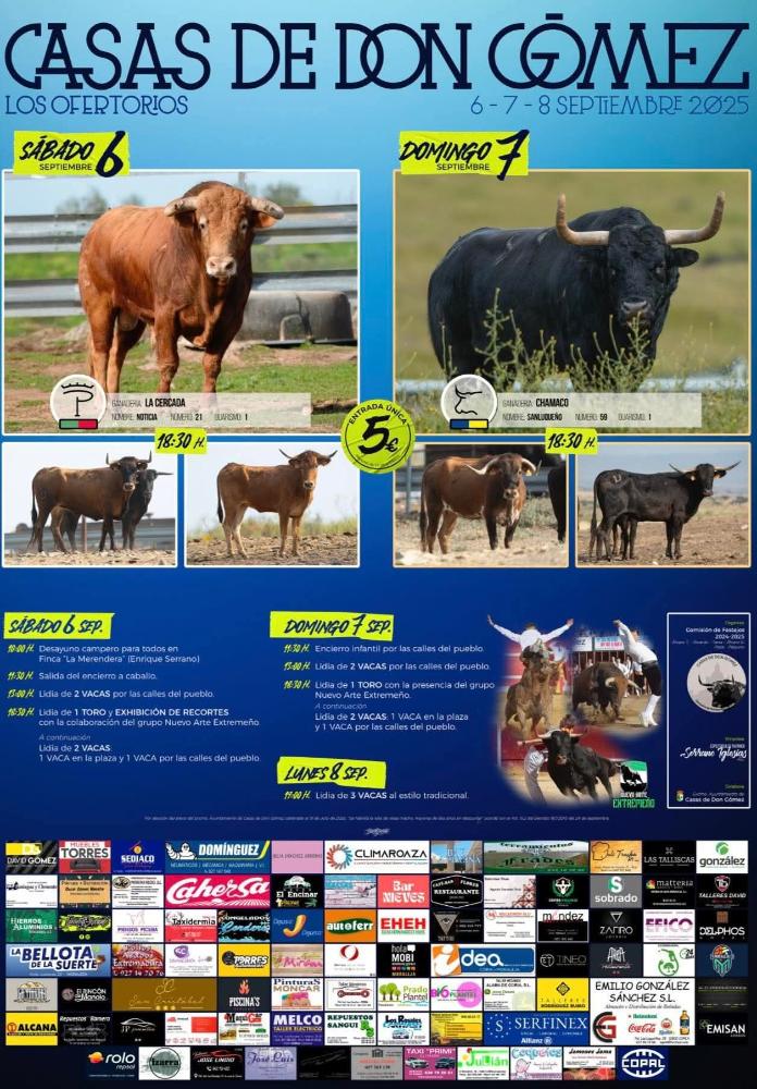 Imagen 6, 7 y 8 de Septiembre - Toros en Casas de don Gómez