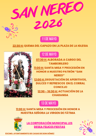 Imagen Del 11 al 13 de Mayo - PROGRAMACIÓN SAN NEREO 2026.