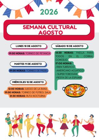 Imagen Semana cultural agosto 2026